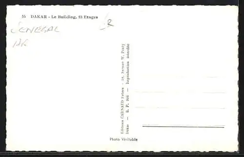AK Dakar, Le Building, 13 Etages