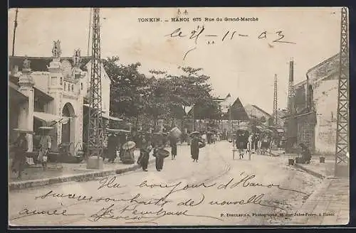 AK Hanoi-Tonkin, Rue du Grand-Marchè