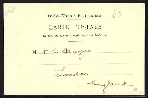 AK Hanoi /Tonkin, Sortie de la Messe à Hanoi