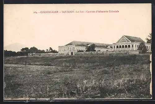 AK Tay-Ninh /Cochinchine, Le fort, Caserne d`Infanterie Coloniale