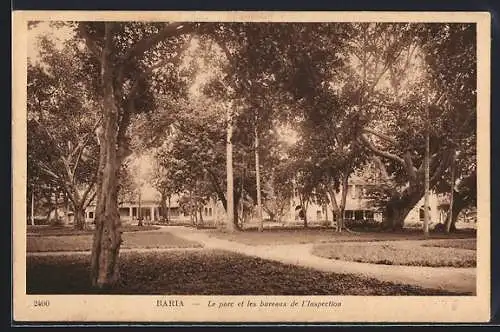AK Baria, Le parc et les bureaux de l`Inspection