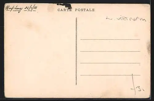 AK Haiphong /Tonkin, École Henri Rivière