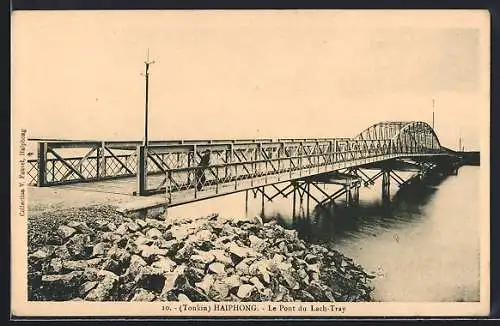 AK Haiphong /Tonkin, Le Pont du Lach-Tray