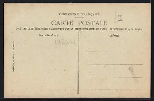 AK Saigon /Cochinchine, Entrée de Palais du Gouverneur