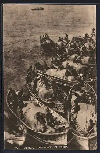 AK Accra /West Africa, Surf Boats