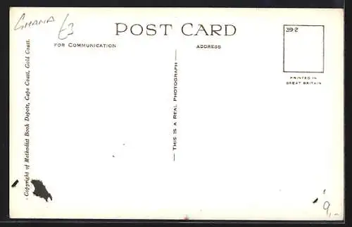 AK Amunful, Strandpartie mit Felsen