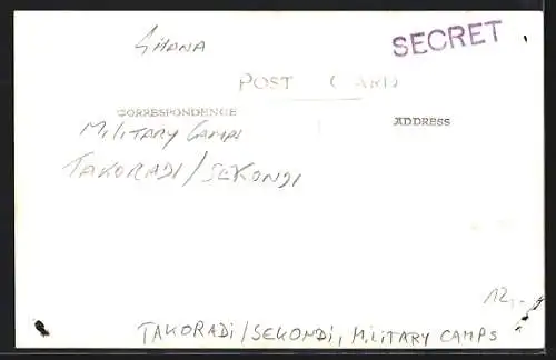 AK Takoradi /Sekondi, Military Camps