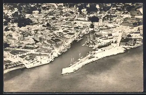AK Barbados, Panorama, Fliegeraufnahme