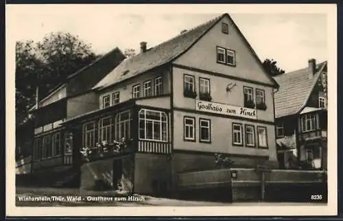 AK Winterstein / Thür. Wald, Gasthaus zum Hirsch