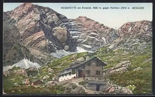 AK Hesshütte am Ennseck, gegen Hochtor