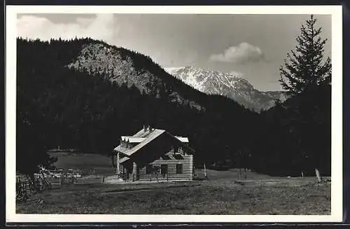 AK Stoanwandlerhütte, Berghütte am Rastkreuzsattel, Hohe Wand