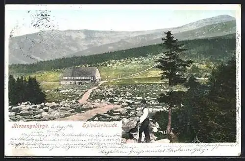 AK Spindlerbaude, Berghütte im Riesengebirge