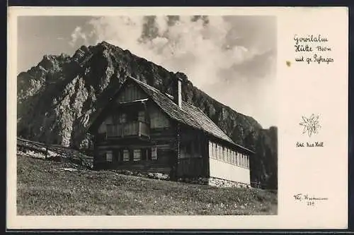 AK Gowilalm Hütte, Berghütte mit gr. Pyhrgas