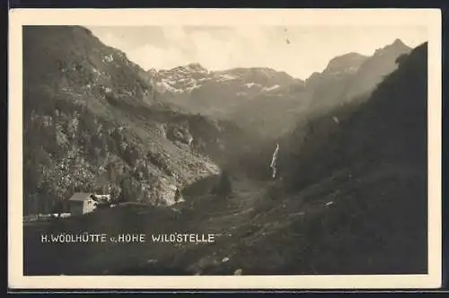 AK H. Wödlhütte, Berghütte und Hohe Wildstelle