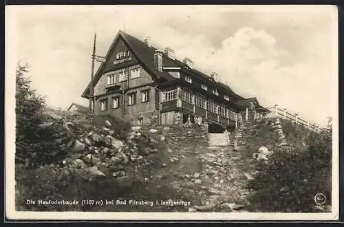 AK Blick zur Heufuderbaude