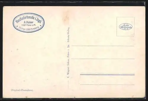 AK Blick zur Heufuderbaude