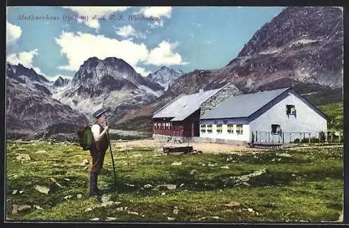 AK Berghütte Madlenerhaus der A. V. S. Wiesbaden