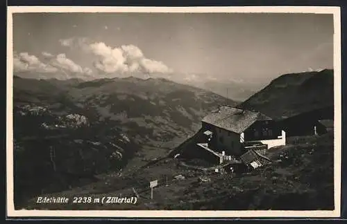 AK Edelhütte /Zillertal, Ansicht mit Umgebung