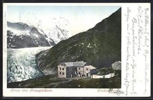 AK Glocknerhaus, Panorama mit Grossglockner