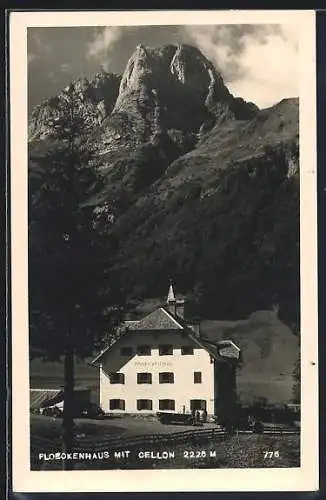 AK Ploecknerhaus /Mauthen, Berghütte mit Cellon