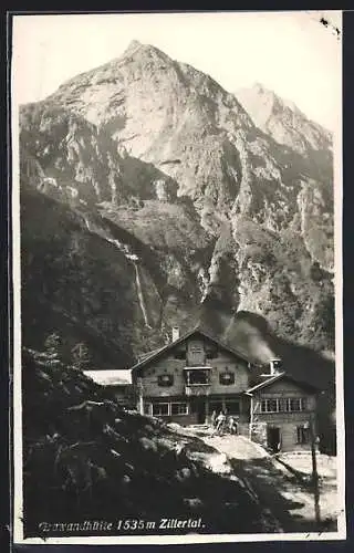 AK Grawandhütte im Zillertal, auf 1535 m ü. NN