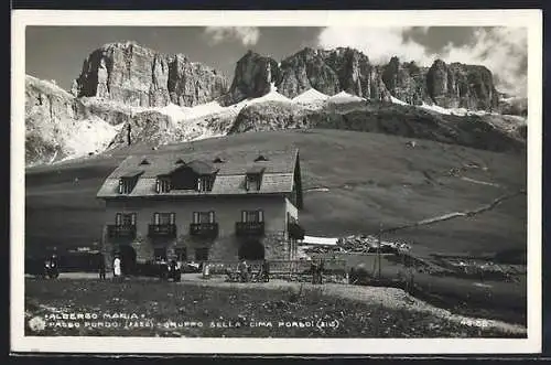 AK Albergo Maria /Passo Pordoi, Albergo e Gruppo Sella