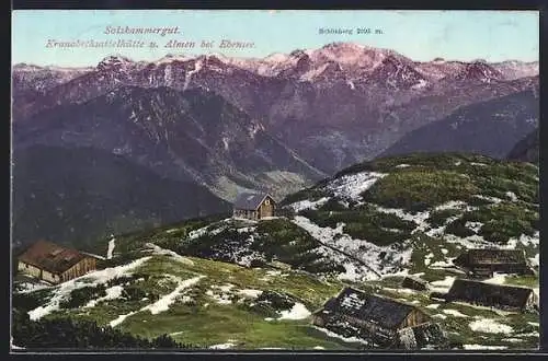 AK Kranabethsattelhütte und Almen bei Ebensee