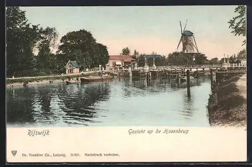 AK Rijswijk, Gezicht op de Hoornbrug