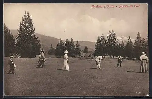 AK Montana s. Sierre, Joueurs au Golf