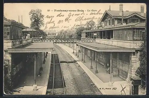 AK Fontenay-sous-Bois, La Gare