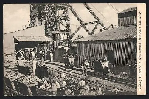 AK Kimberley, Loading trucks with Blue Ground from Mine