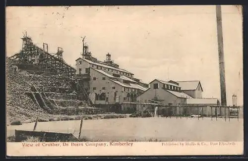AK Kimberley, View of Crusher, De Beers Company