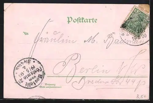 Lithographie Döberitz / Dallgow, Truppenübungsplatz aus der Vogelschau