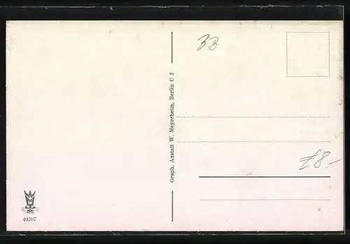 AK Hohen Neuendorf, Strassenpartie an der Schule