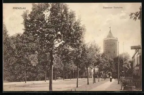 AK Prenzlau, Partie am Stettiner Torturm