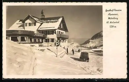 AK Mittelberg /Kl. Walsertal, Gasthof und Pension Alpenrose