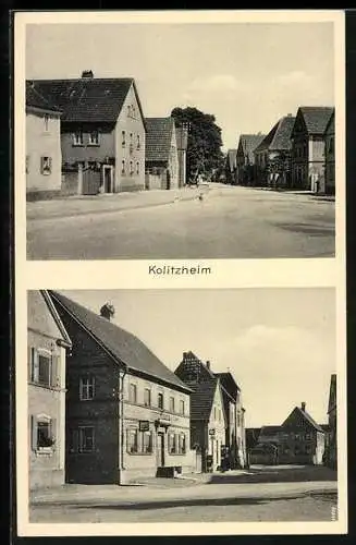 AK Kolitzheim /Mainfranken, Strassenpartien im Ort