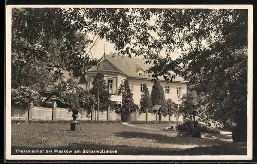 AK Pieskow, Partie am Theresienhof