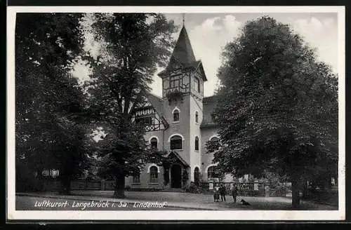 AK Langebrück, Gasthaus Lindenhof