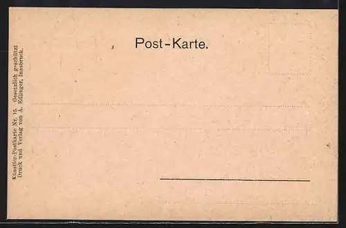 Künstler-AK Tiers, Weisslahnbad, Ortspartie