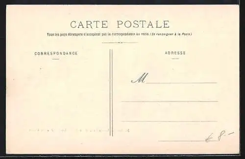 AK Brazzaville, Mission de Sainte-Radegonde de l`Alima - Avenue Ouest