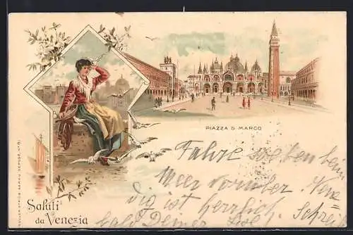 Lithographie Venezia, Piazza S. Marco