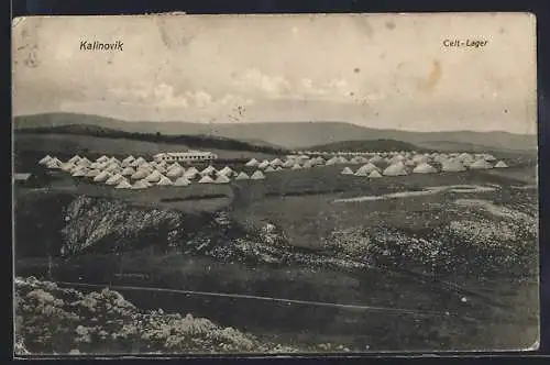 AK Kalinovik, Blick auf das Zelt-Lager