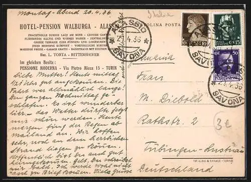 AK Alassio, Hotel-Pension Walburga