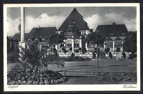 AK Zoppot / Sopot, Blick zum Kurhaus