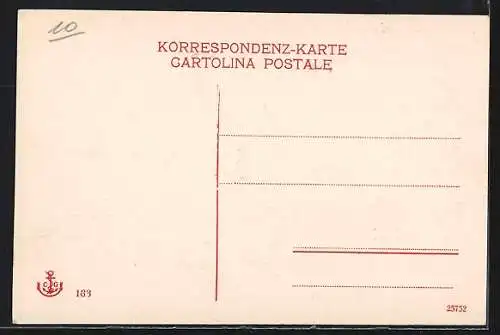 AK Trieste, Piazza della Borsa e Restaurant Dreher, Strassenbahn