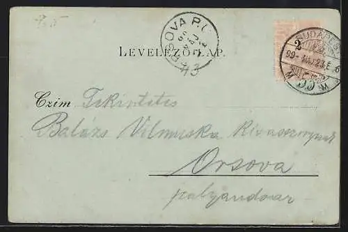 Mondschein-Lithographie Budapest, Ös-Budavára, Remenet