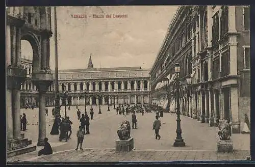 AK Venezia / Venedig, Motiv vom Piazza dal Leoncini