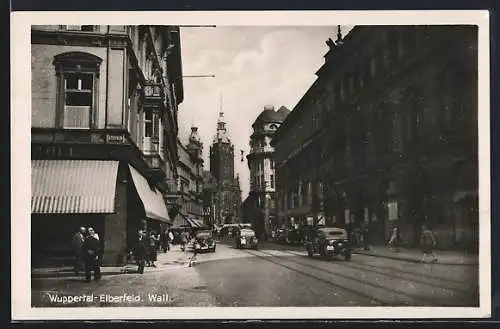 AK Wuppertal-Elberfeld, Herzog-Strasse und Wall