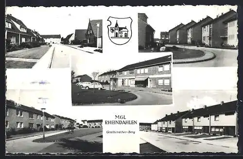 AK Rheindahlen, Grotherather-Berg und Wappen